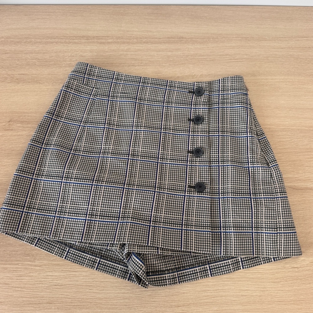 Aritiza plaid skort
